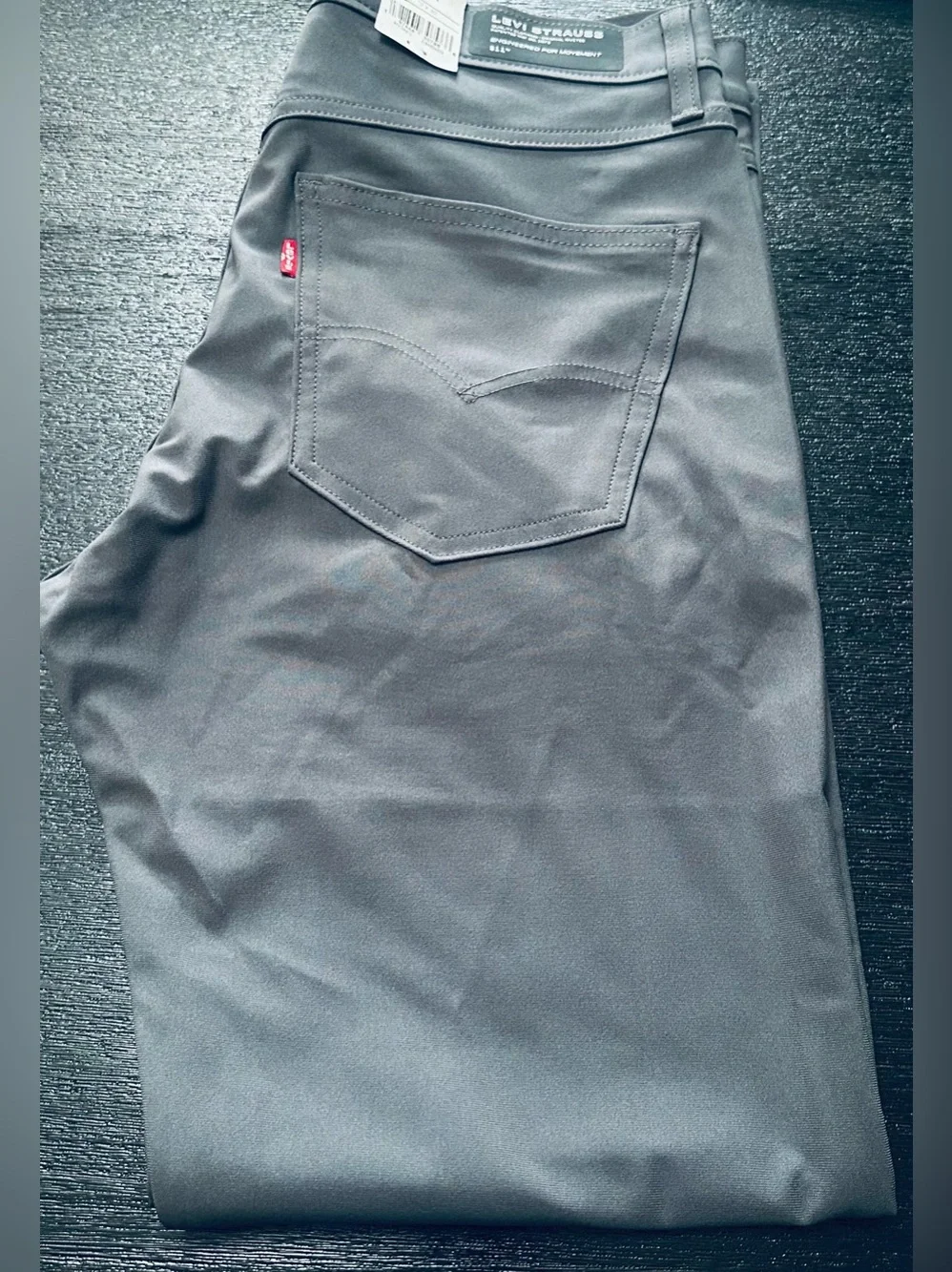 Levi’s 511 Slim Tech Five Pocket Pants Grey 32Wx30L Men’s New